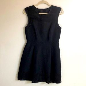 J Crew black sleeveless dress, size 6